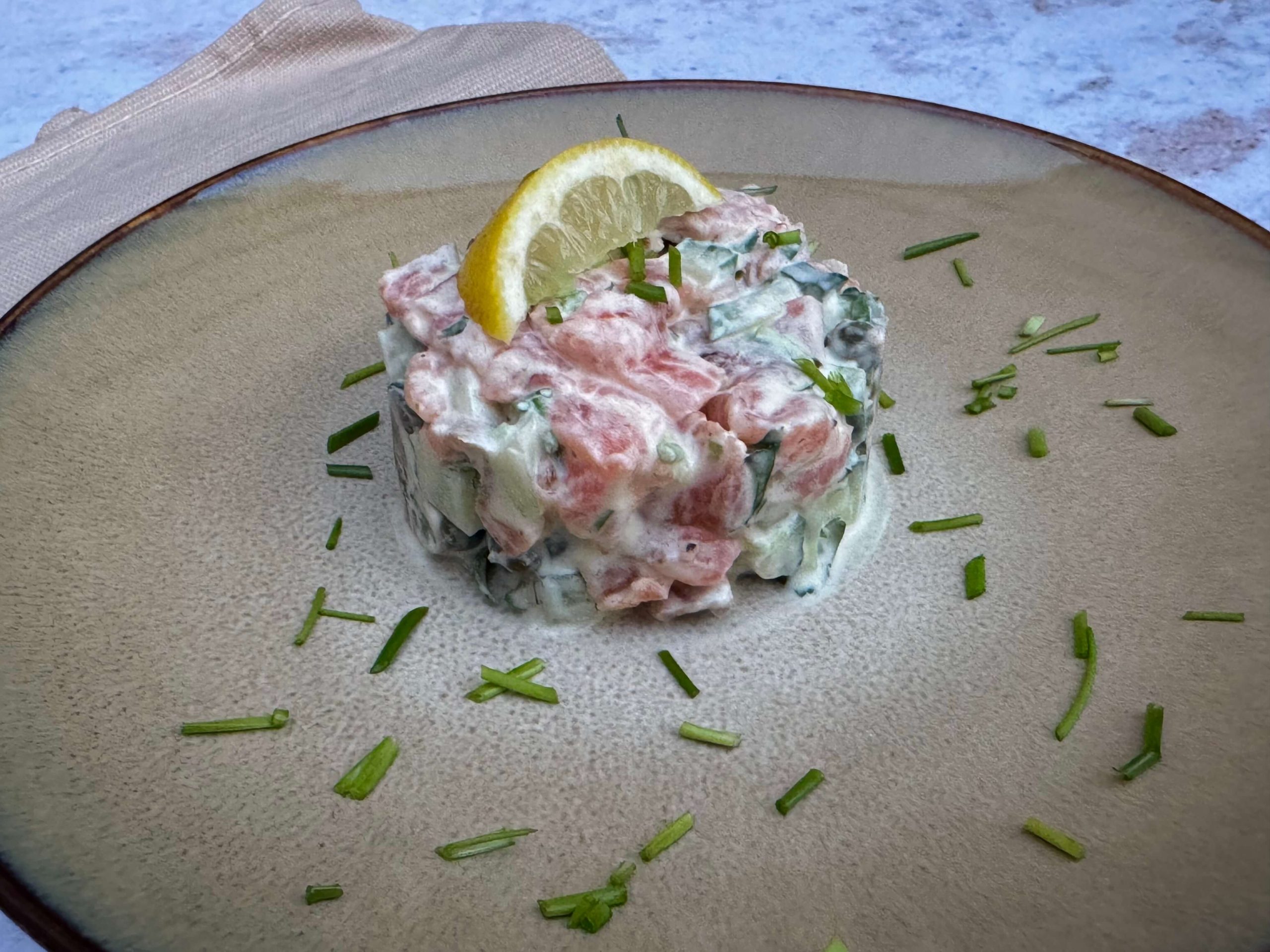 Low fodmap Zalm tartaar