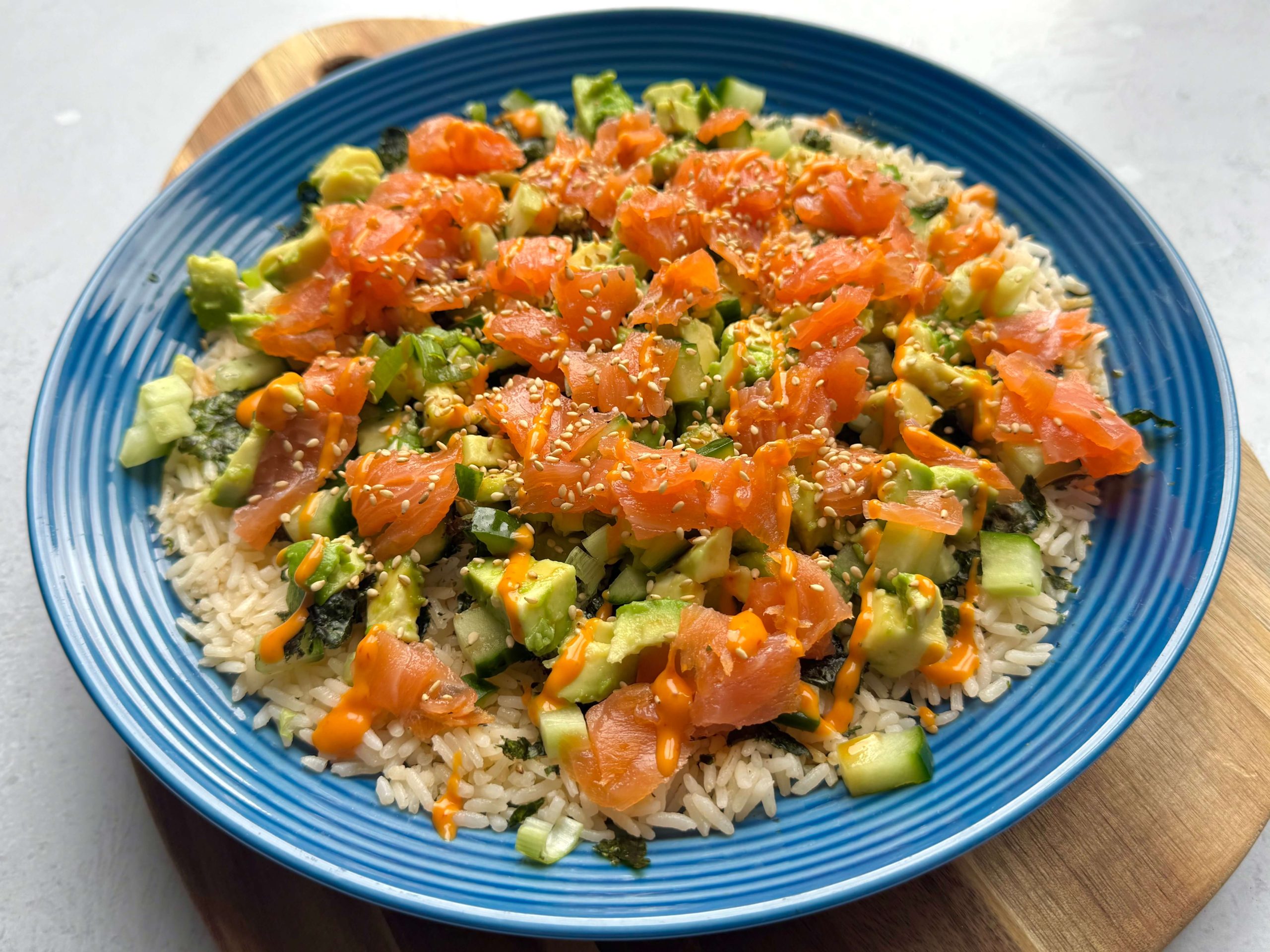 Sushi salade (low fodmap, glutenvrij, lactose vrij)