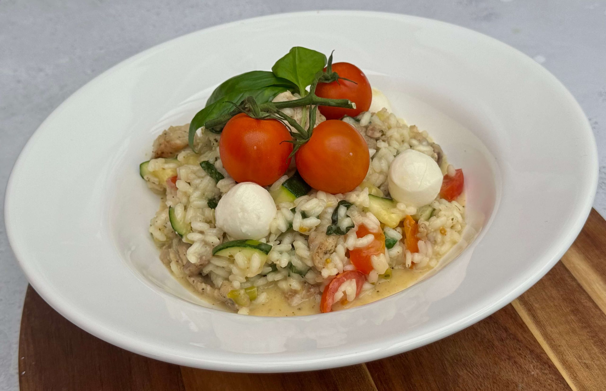 Low FODMAP tomatenrisotto